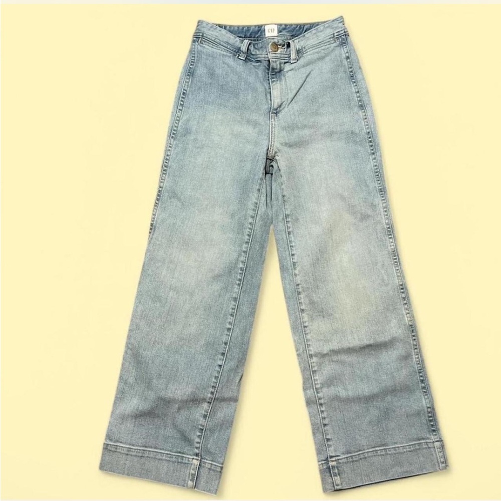 GAP HIGH RISE WIDE LEG JEANS